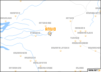 map of Andio