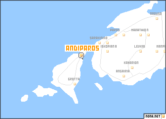 map of Andíparos