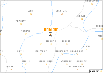 map of Andırın