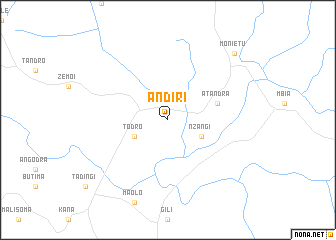 map of Andiri