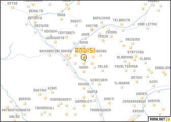 map of Andisi