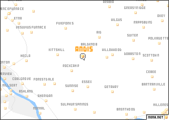 map of Andis