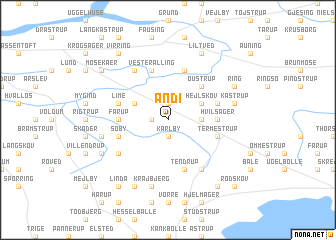 map of Andi