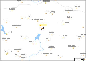 map of Andi