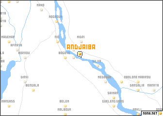 map of Andja-Iba