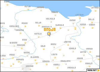 map of Andja