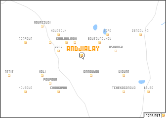 map of Andjialay