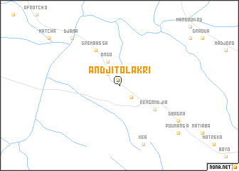 map of Andjitolakri