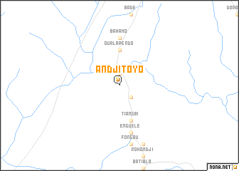 map of Andjitoyo