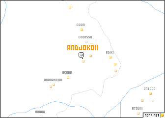 map of Andjoko II