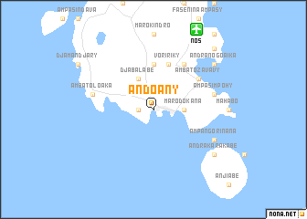 map of Andoany