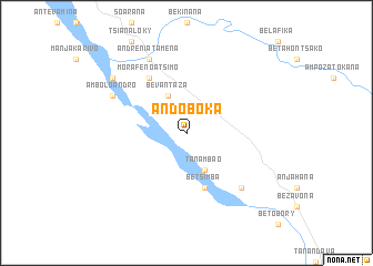 map of Andoboka