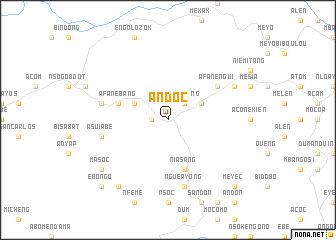 map of Andoc