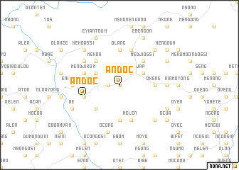 map of Andoc