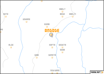 map of Āndodē