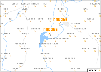 map of Āndodē