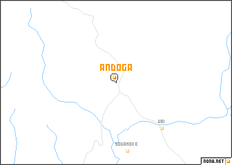 map of Andoga