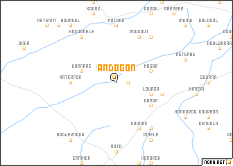 map of Andogon
