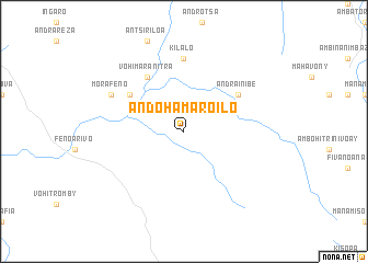 map of Andohamaroilo