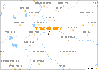 map of Andohamboay