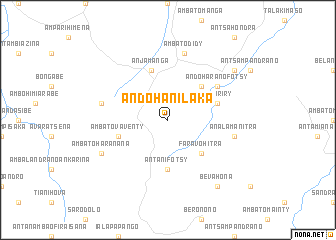 map of Andohanilaka