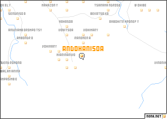 map of Andohanisoa