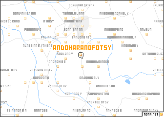 map of Andoharanofotsy