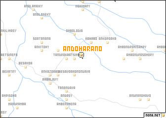 map of Andoharano