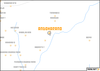 map of Andoharano