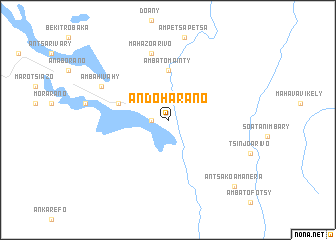 map of Andoharano