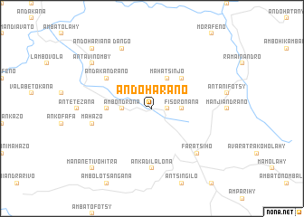 map of Andoharano