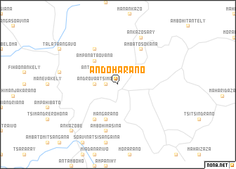 map of Andoharano