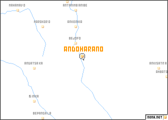 map of Andoharano