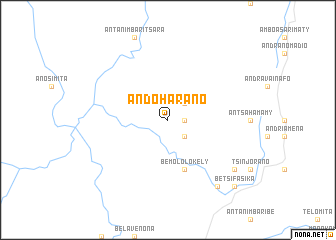 map of Andoharano