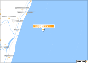 map of Andoharano