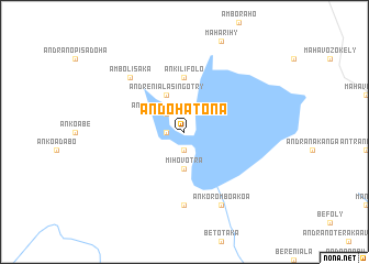 map of Andohatona