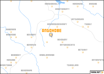 map of Andohobe