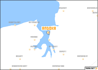 map of Andoka