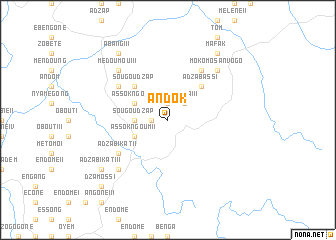 map of Andok