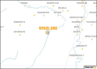 map of Andolobe