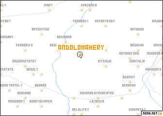 map of Andolomahery