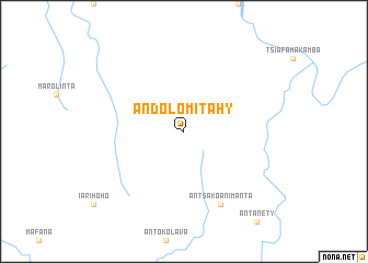 map of Andolomitahy