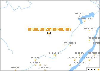 map of Andolonizimirahalahy