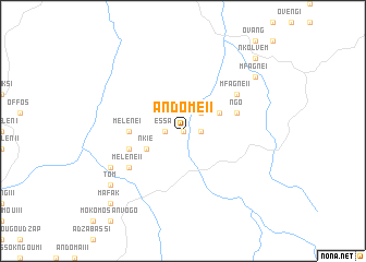 map of Andome II