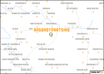 map of Andomotra Atsimo