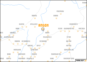 map of Andom