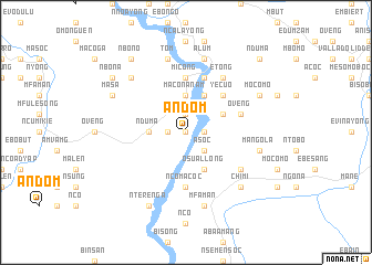 map of Andom