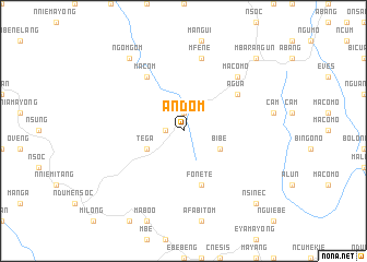 map of Andom