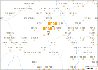 map of Andom