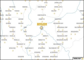 map of Andom